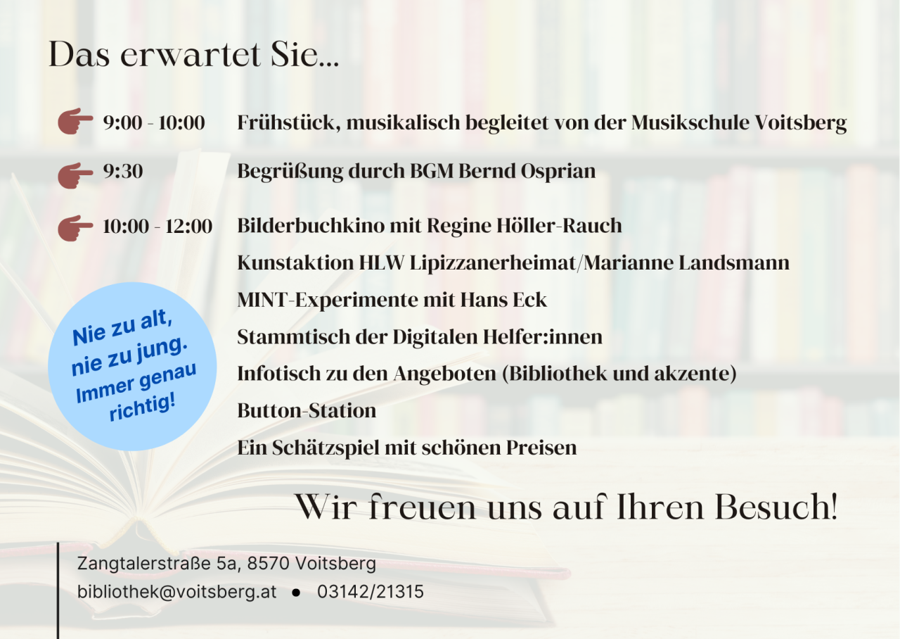 B&B - Begegnung n der Bibliothek